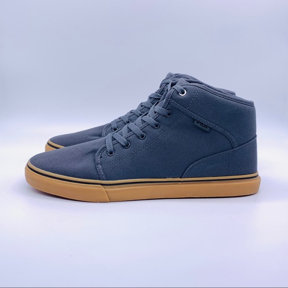 FILA Men’s Mid Gray Canvas Sneakers - Picture 5 of 11